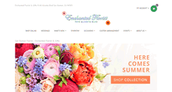 Desktop Screenshot of enchantedfloristsr.com